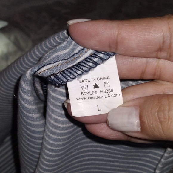 Hayden Los Angeles denim skirt, size L - Picture 5 of 5